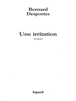 cover image of Une irritation